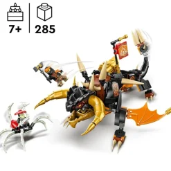 LEGO Puzzles Y Construcciones*Juguete De Animales Para Construir Dragon De Tierra Evo De Cole Y Escorpion Ninjago