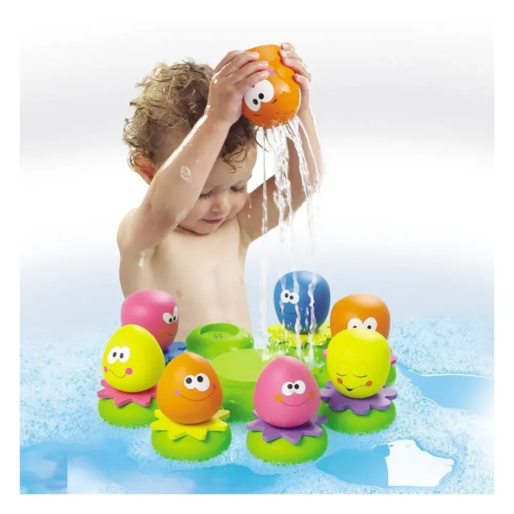 Tomy Preescolar*Juguete De Bano Pulpitos Alegres Toomies