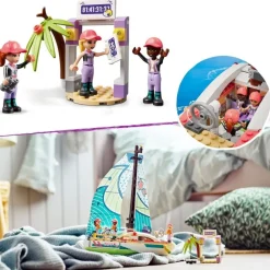 LEGO Puzzles Y Construcciones*Juguete De Construccion Aventura Marinera De Stephanie En Barco Velero Friends