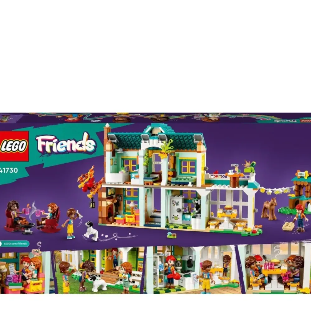 LEGO Puzzles Y Construcciones*Juguete De Construccion Casa De Autumn Con Animales Y Mini Munecas Friends