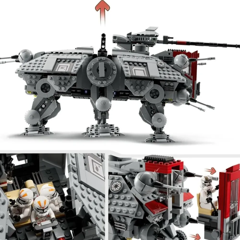 LEGO Puzzles Y Construcciones*Juguete De Construccion Caminante At-Te Con Comandante Cody Star Wars