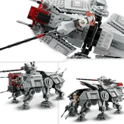 LEGO Puzzles Y Construcciones*Juguete De Construccion Caminante At-Te Con Comandante Cody Star Wars