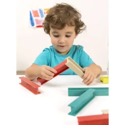 Miniland Preescolar*Juguete De Construccion Eco Beams Building Set
