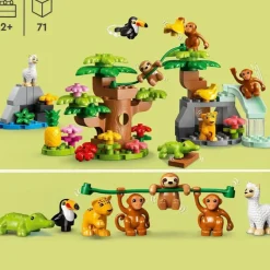 LEGO Puzzles Y Construcciones*Juguete De Construccion Educativo Fauna Salvaje De Sudamerica Figuras De Animales Duplo