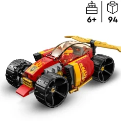 LEGO Puzzles Y Construcciones*Juguete De Construccion 2En1 Coche De Carreras Ninja Evo De Kai O Todoterreno Ninjago