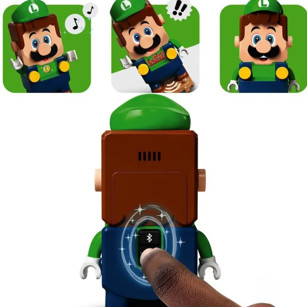 LEGO Puzzles Y Construcciones*Juguete De Construccion Interactivo Pack Inicial: Aventuras Con Luigi Figura Super Mario