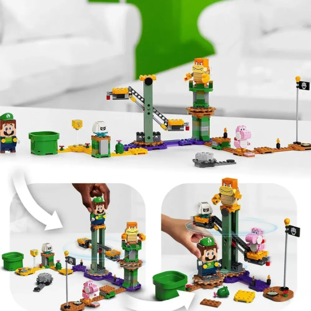 LEGO Puzzles Y Construcciones*Juguete De Construccion Interactivo Pack Inicial: Aventuras Con Luigi Figura Super Mario