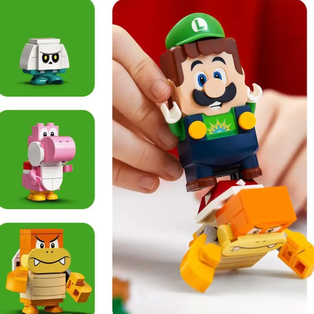LEGO Puzzles Y Construcciones*Juguete De Construccion Interactivo Pack Inicial: Aventuras Con Luigi Figura Super Mario