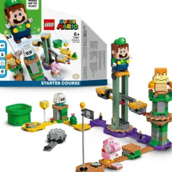 LEGO Puzzles Y Construcciones*Juguete De Construccion Interactivo Pack Inicial: Aventuras Con Luigi Figura Super Mario
