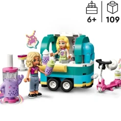 LEGO Puzzles Y Construcciones*Juguete De Construccion Moto Y Puesto Movil De Te De Burbujas Friends