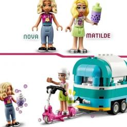 LEGO Puzzles Y Construcciones*Juguete De Construccion Moto Y Puesto Movil De Te De Burbujas Friends