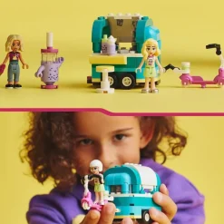 LEGO Puzzles Y Construcciones*Juguete De Construccion Moto Y Puesto Movil De Te De Burbujas Friends