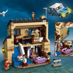 LEGO Puzzles Y Construcciones*Juguete De Construccion Numero 4 De Privet Drive Con Cartas Y Coche Wizarding World Harry Potter