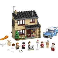 LEGO Puzzles Y Construcciones*Juguete De Construccion Numero 4 De Privet Drive Con Cartas Y Coche Wizarding World Harry Potter