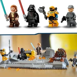LEGO Puzzles Y Construcciones*Juguete De Construccion Obi-Wan Kenobi Vs. Darth Vader Con Espadas Laser Star Wars