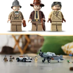 LEGO Puzzles Y Construcciones*Juguete De Construccion Persecucion Del Caza Avion Indiana Jones