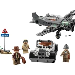 LEGO Puzzles Y Construcciones*Juguete De Construccion Persecucion Del Caza Avion Indiana Jones