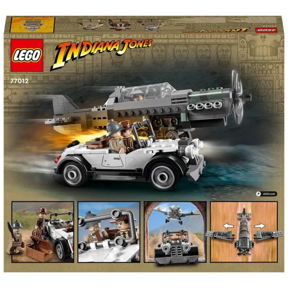LEGO Puzzles Y Construcciones*Juguete De Construccion Persecucion Del Caza Avion Indiana Jones