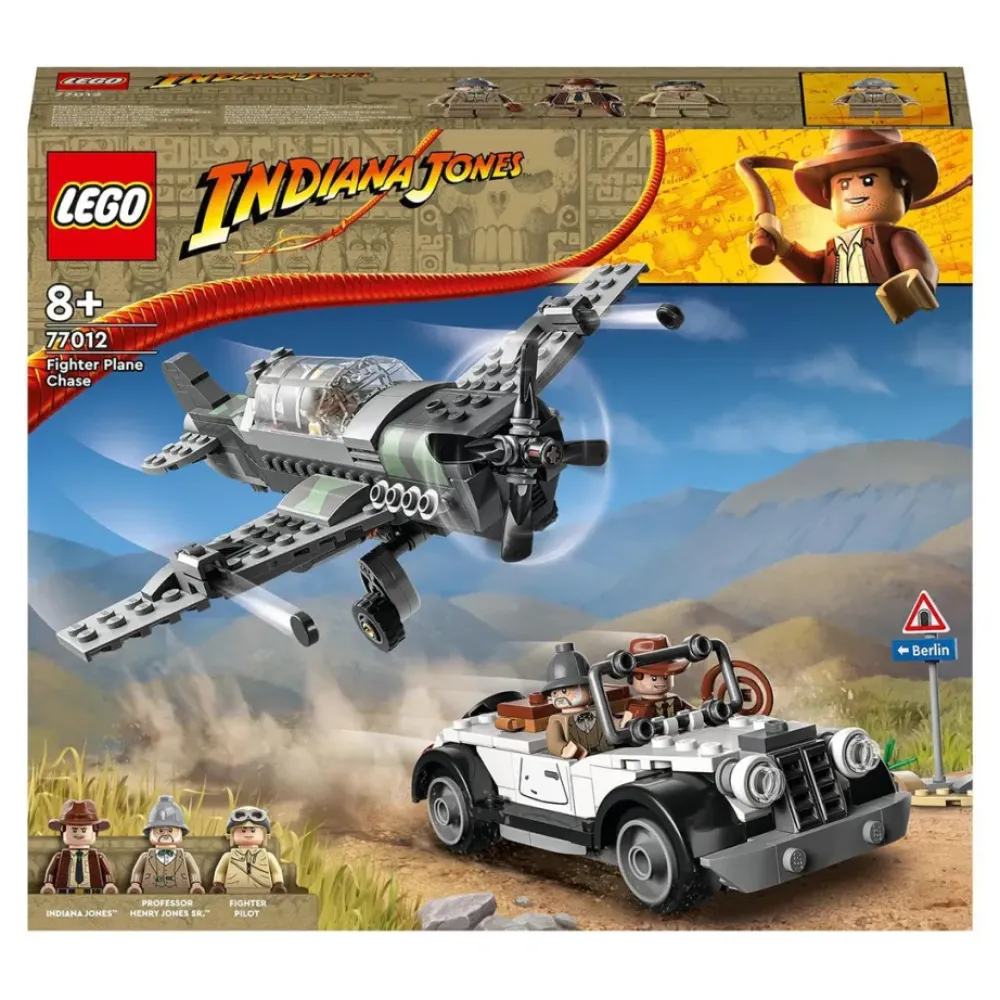 LEGO Puzzles Y Construcciones*Juguete De Construccion Persecucion Del Caza Avion Indiana Jones