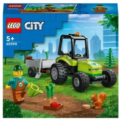 LEGO Puzzles Y Construcciones*Juguete De Construccion Tractor Forestal Con Remolque Y Mini Figura De Jardinero City