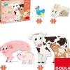 Goula Preescolar*Juguete De Madera Puzzle Xxl Mamas Y Bebes