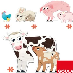 Goula Preescolar*Juguete De Madera Puzzle Xxl Mamas Y Bebes