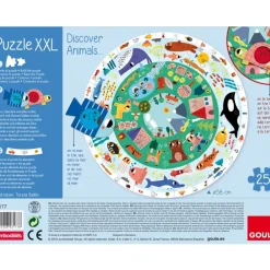 Goula Preescolar*Juguete De Madera Puzzle Xxl Descubre Animales