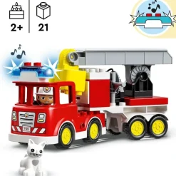 LEGO Puzzles Y Construcciones*Juguete Educativo De Construccion Camion De Bomberos Con Luz Y Sonido Duplo
