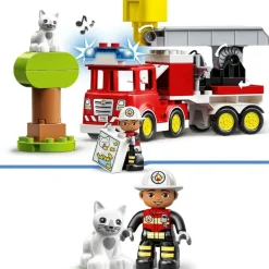 LEGO Puzzles Y Construcciones*Juguete Educativo De Construccion Camion De Bomberos Con Luz Y Sonido Duplo