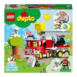 LEGO Puzzles Y Construcciones*Juguete Educativo De Construccion Camion De Bomberos Con Luz Y Sonido Duplo