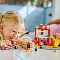 LEGO Puzzles Y Construcciones*Juguete Educativo De Construccion Parque De Bomberos Y Camion De Bomberos City
