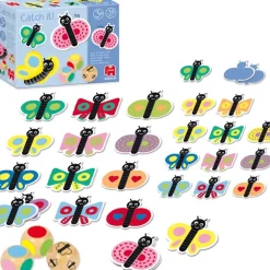 Goula Juegos Educativos*Juguete Educativo De Madera Encuentra La Combinacion Catch It! Butterflies