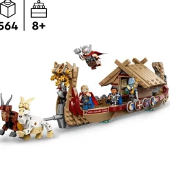 LEGO Puzzles Y Construcciones*Juguete Para Construir Barco Caprino De Thor Marvel