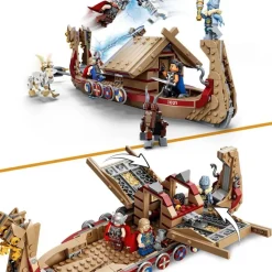 LEGO Puzzles Y Construcciones*Juguete Para Construir Barco Caprino De Thor Marvel