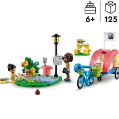 LEGO Puzzles Y Construcciones*Juguetes De Animales Bici De Rescate Canino Con Mini Munecas Friends
