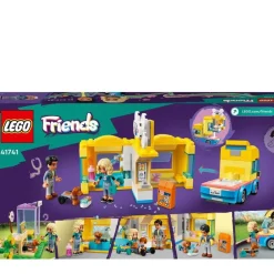LEGO Puzzles Y Construcciones*Juguetes De Animales Furgoneta De Rescate Canino Con Mini Munecas Friends