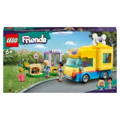 LEGO Puzzles Y Construcciones*Juguetes De Animales Furgoneta De Rescate Canino Con Mini Munecas Friends