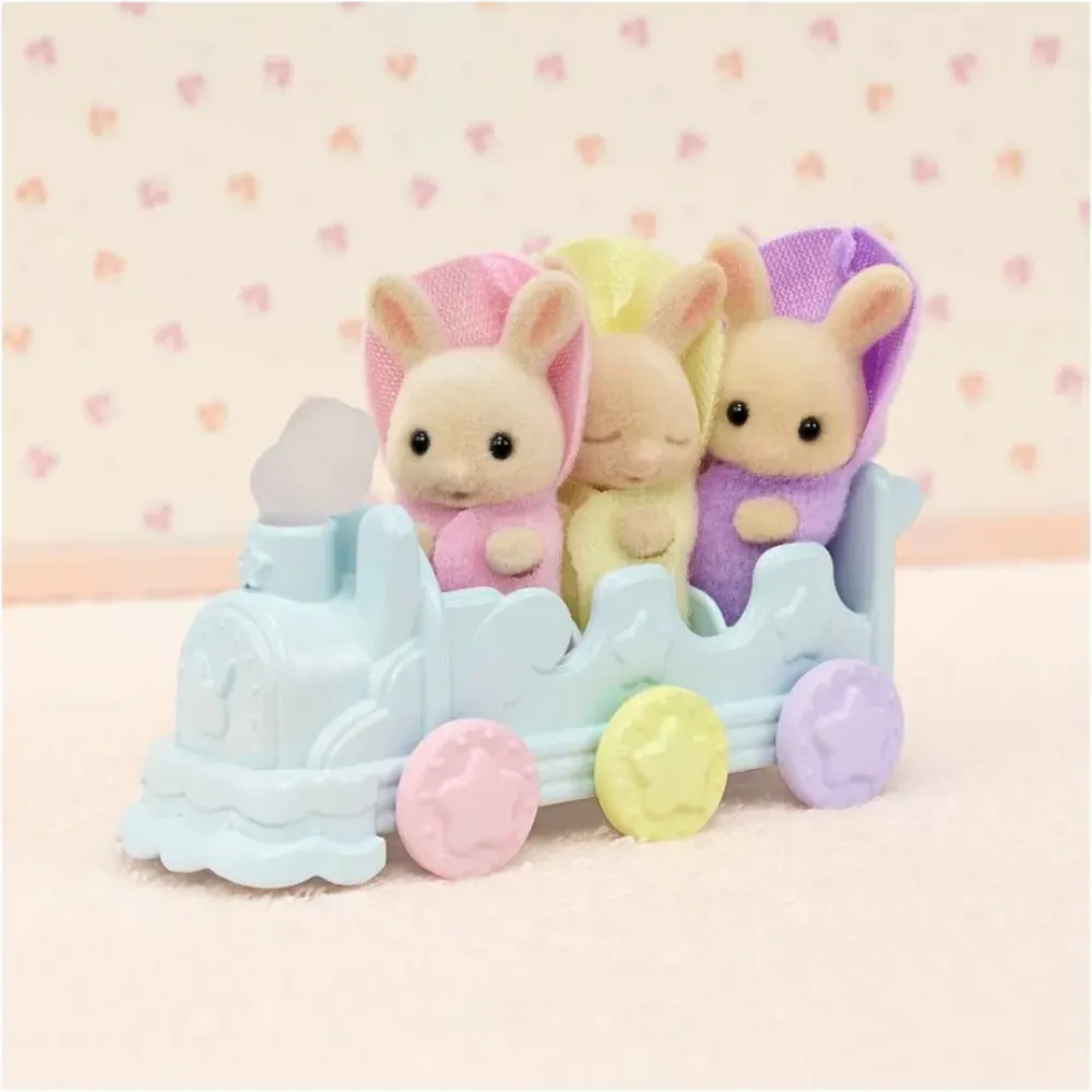 Sylvanian Families Munecas Y Peluches*La Hora Del Bano De Los Trillizos
