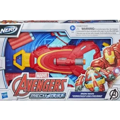 Nerf Muñecos Articulados*Lanzador Blaster Mechstrike Guantelete Iron Man Los Vengadores Marvel Hasbro
