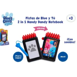 BLUES CLUES Preescolar*Las Pistas De Blue Handy Dandy Libreta 2 En 1 De Josh