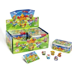 Superthings Muñecos Articulados*Lata Coleccionable Con Figuras Team Terrible Tin