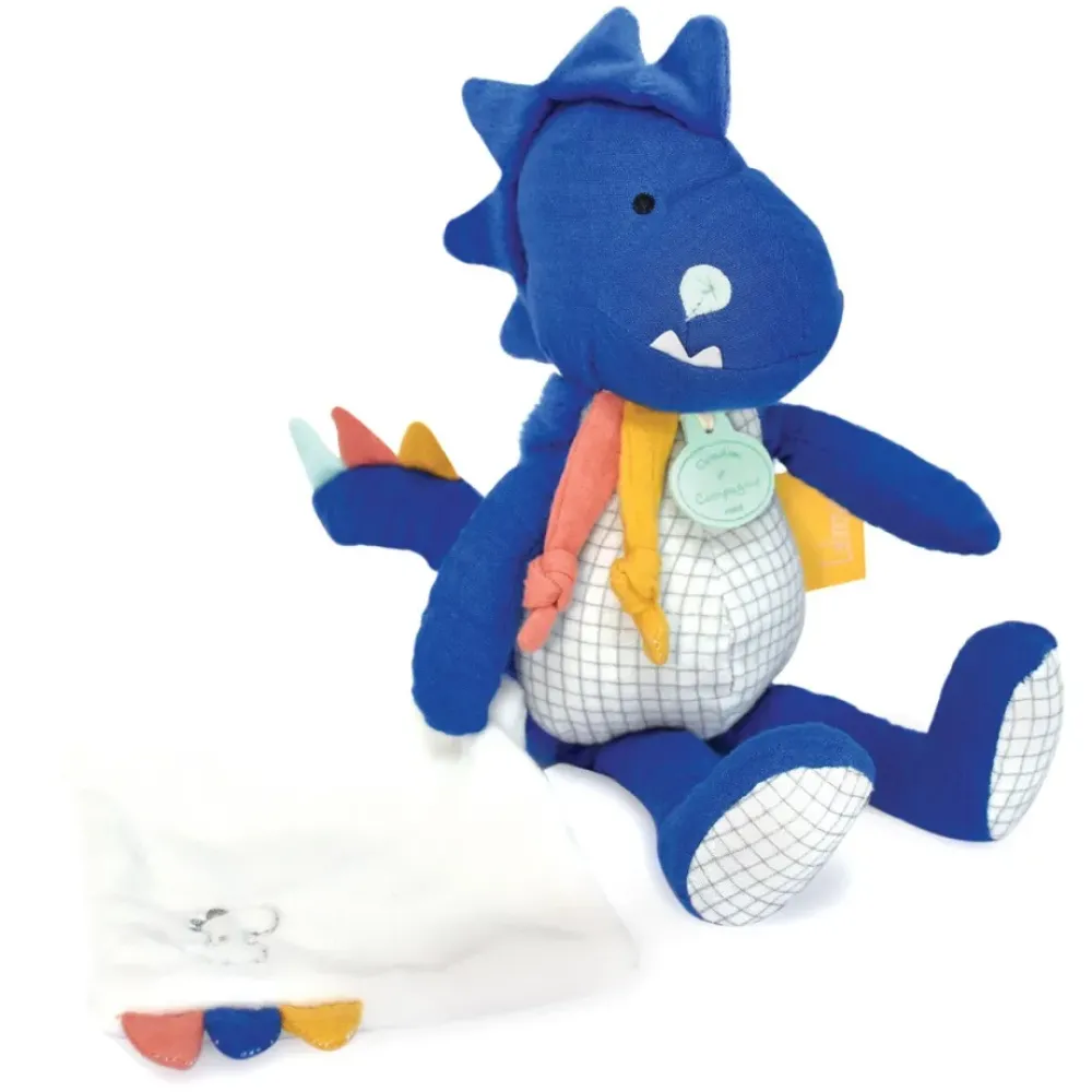 Doudou Et Compagnie Preescolar*Les Calinosauressashou, Pantin Avec Mantita (Azul)