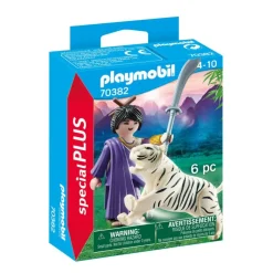 Playmobil Muñecos Articulados*Luchadora Asiatica Con Tigre Special Plus