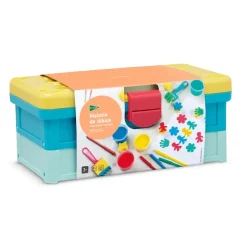 El Corte Inglés Juegos Educativos*Maletin De Dibujo Con Pinturas, Sellos Y Rodillos De Espuma Crea, Pinta Y Colorea El Corte Ingles