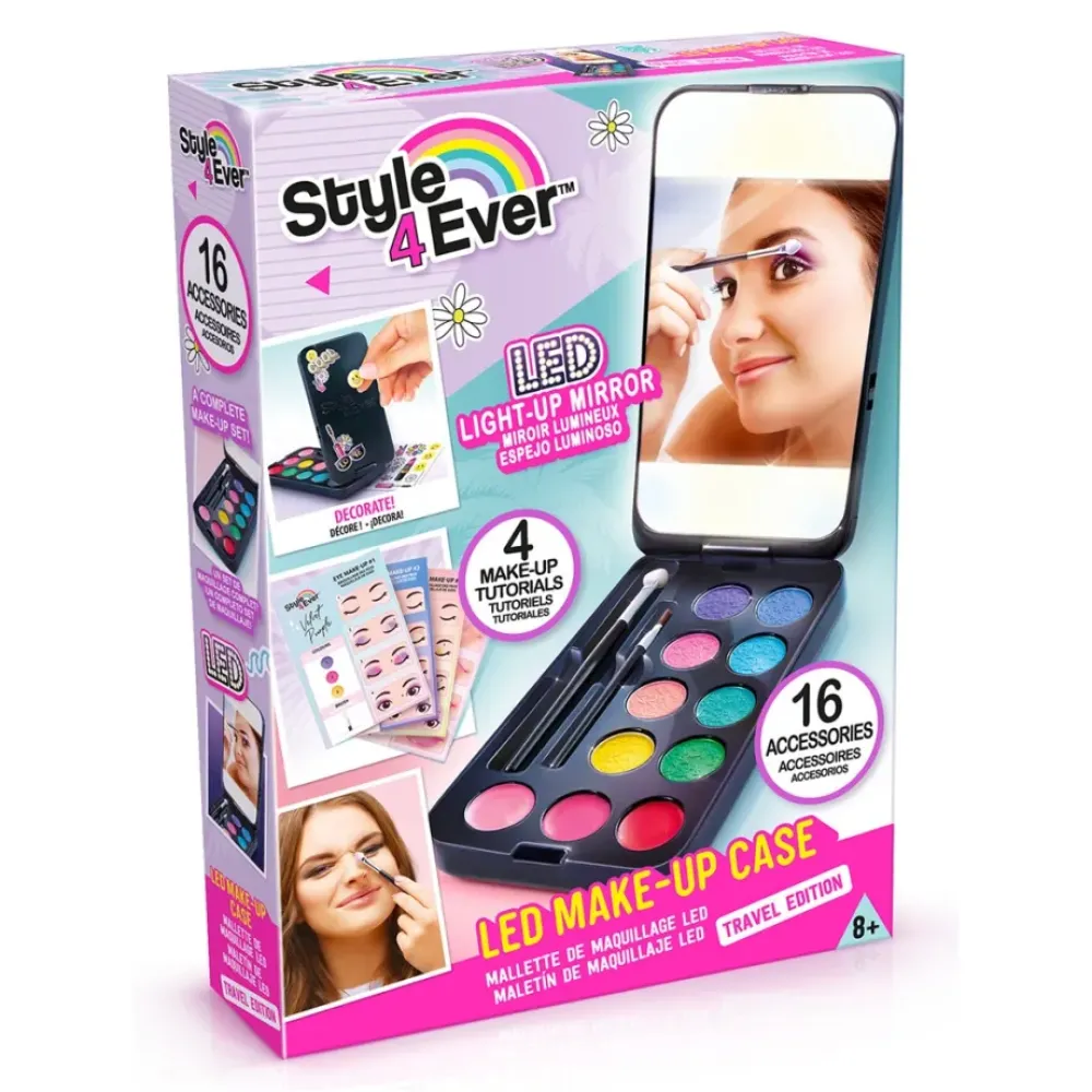 Style 4 Ever Disfraces Y Complementos*Maletin De Viaje Make Up Led