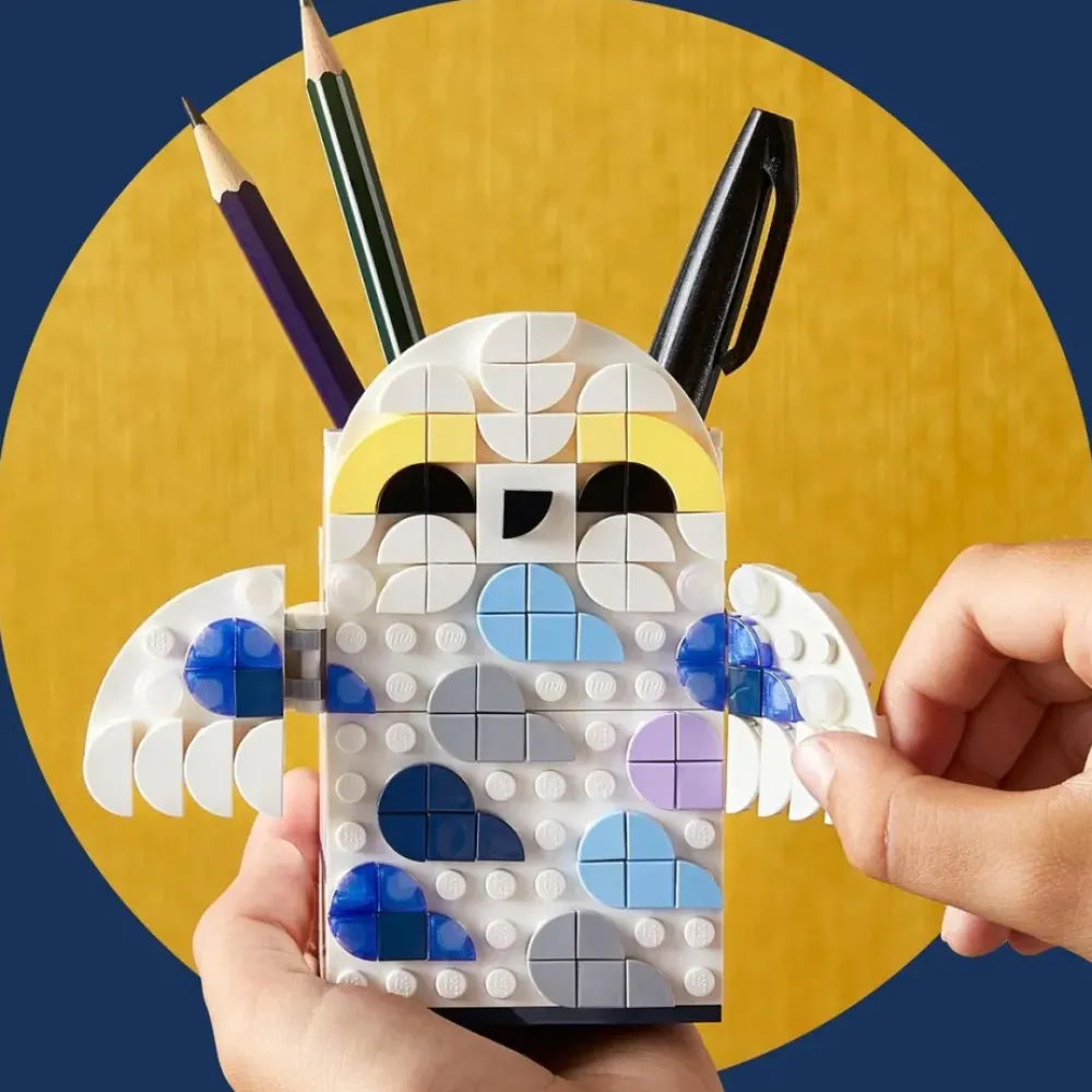 LEGO Puzzles Y Construcciones*Manualidades De Construccion Portalapices Hedwig De Harry Potter Wizarding World Dots