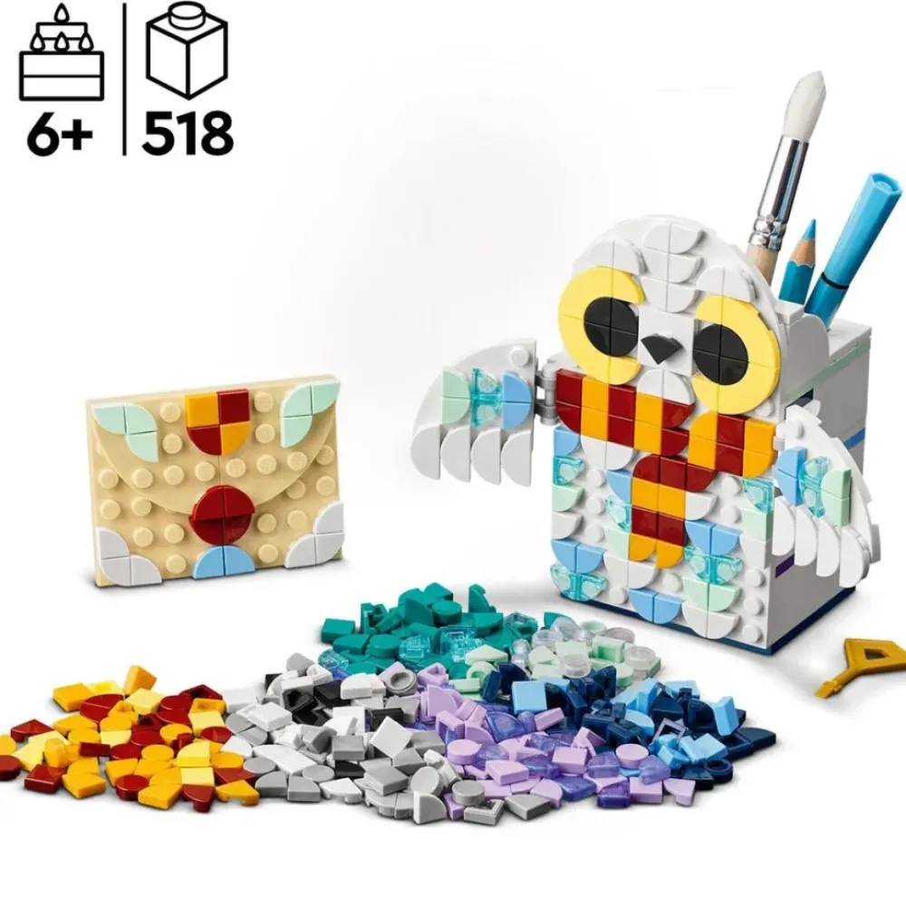 LEGO Puzzles Y Construcciones*Manualidades De Construccion Portalapices Hedwig De Harry Potter Wizarding World Dots