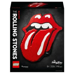 LEGO Puzzles Y Construcciones*Manualidades De Decoracion The Rolling Stones Logo Cuadro Moderno Art