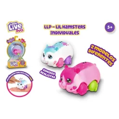 LITTLE LIVE PET Electrónicos*Mascota De Juguete Hamsters Individuales Strawbles O Sprinkz s