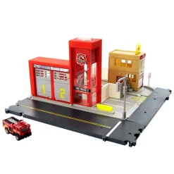 Matchbox Coches, Circuitos Y Radiocontrol* Conductores De Accion Set De Juego Con Sonidos Para Coches De Juguete